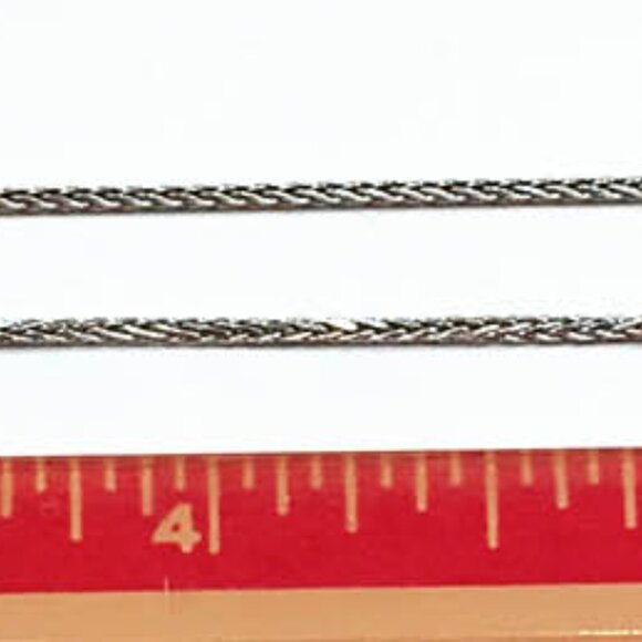 1.88 CTW Black Diamond and White Halo Diamond 14K White Gold Pendant & 14K Chain - Picture 8 of 11